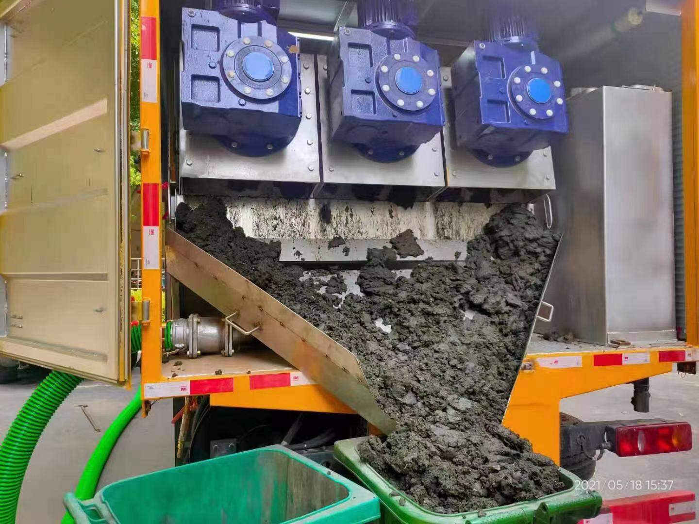 色达化粪池清掏城市维护站-泥浆净化干湿分离处理